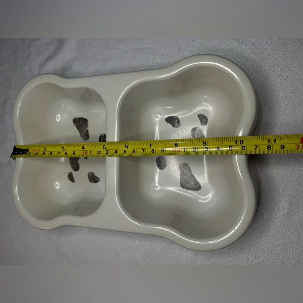 DISNEY 101 Dalmatians Dog Food/Water Bowl